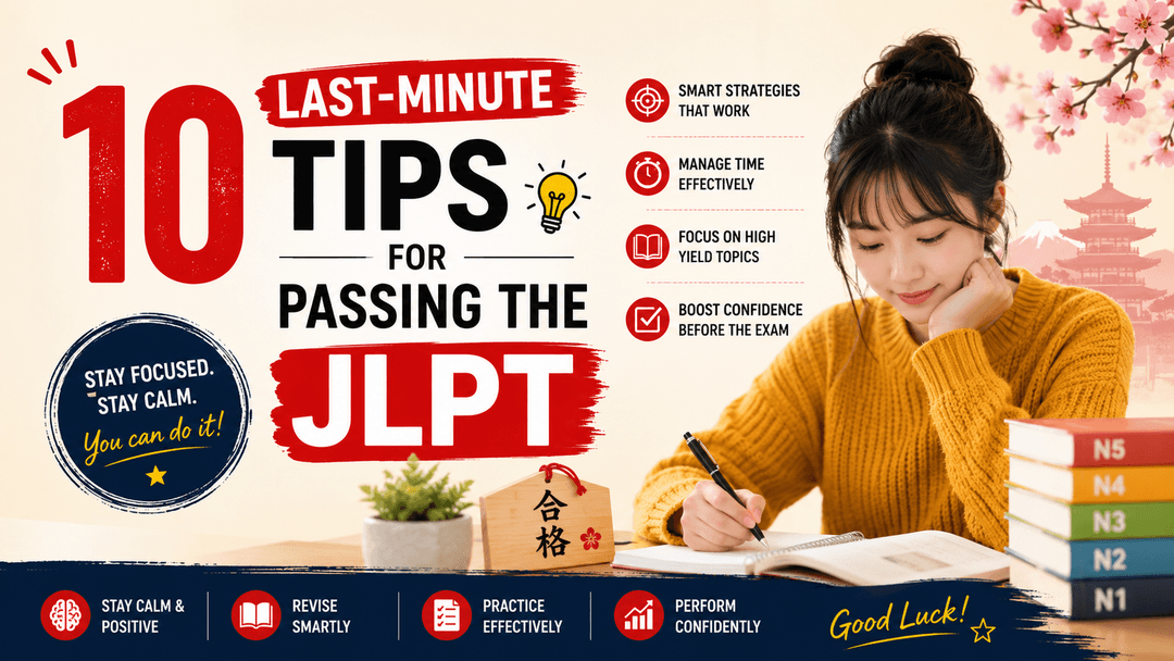 10 Last-Minute Tips for Passing the JLPT