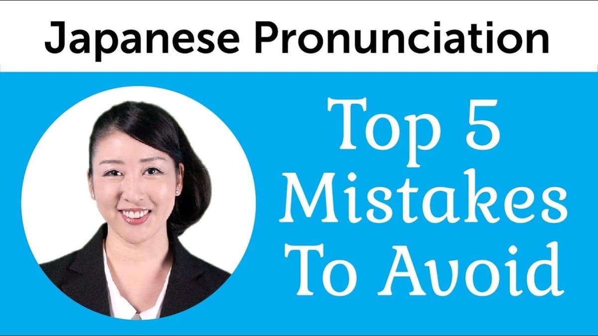 Common Mistakes in Japanese Pronunciation – How to Avoid Them