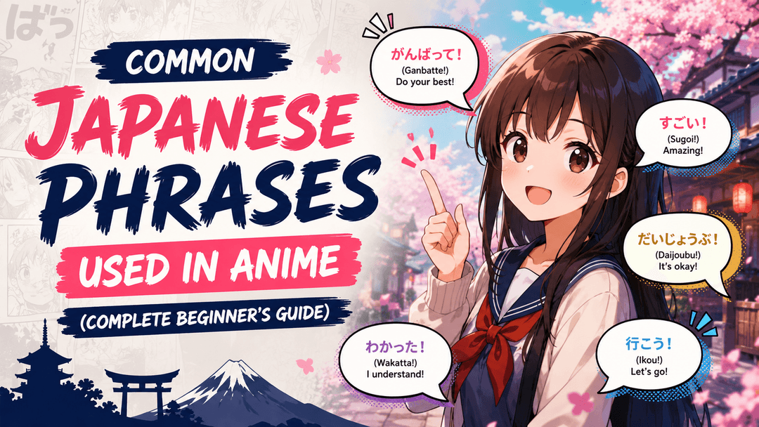 Common Japanese Phrases Used in Anime (Complete Beginner's Guide)