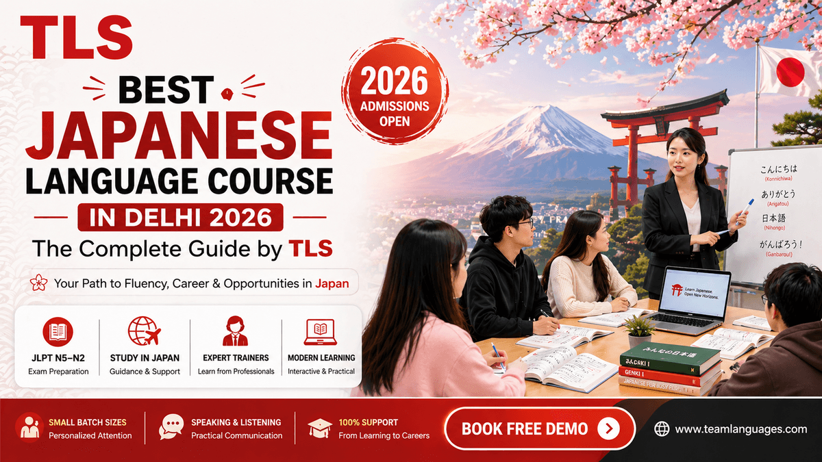 Best Japanese Language Course in Delhi 2026 — The Complete Guide by TLS