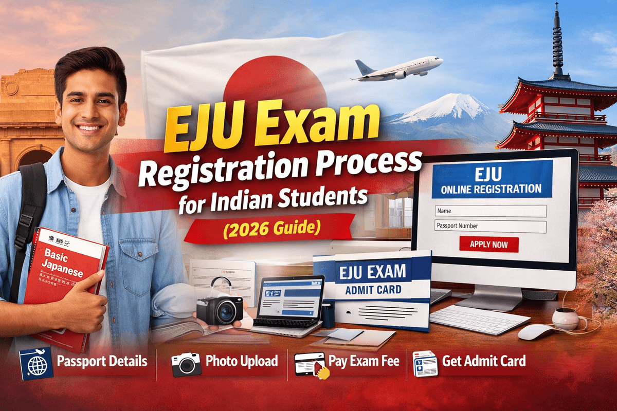 EJU Exam Registration Process for Indian Students (2026 Guide)