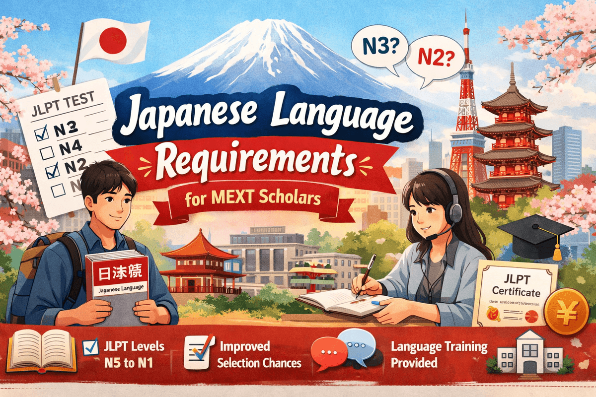 Japanese Language Requirements for MEXT Scholars