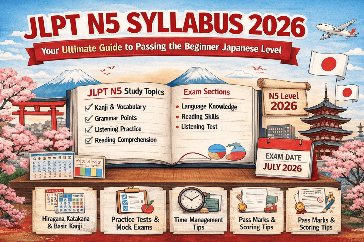 JLPT N5 Syllabus 2026: Your Ultimate Guide to Passing the Beginner Japanese Level