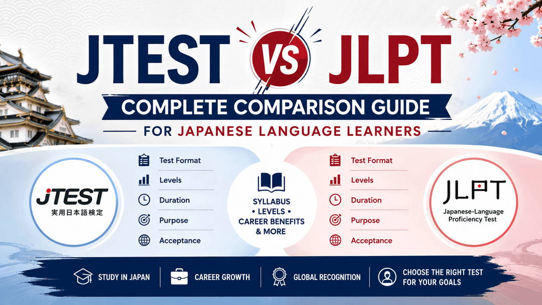 JTest vs JLPT: Complete Comparison Guide for Japanese Language Learners