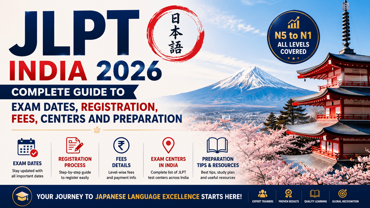 JLPT India 2026: Complete Guide to Exam Dates, Registration, Fees, Centers and Preparation