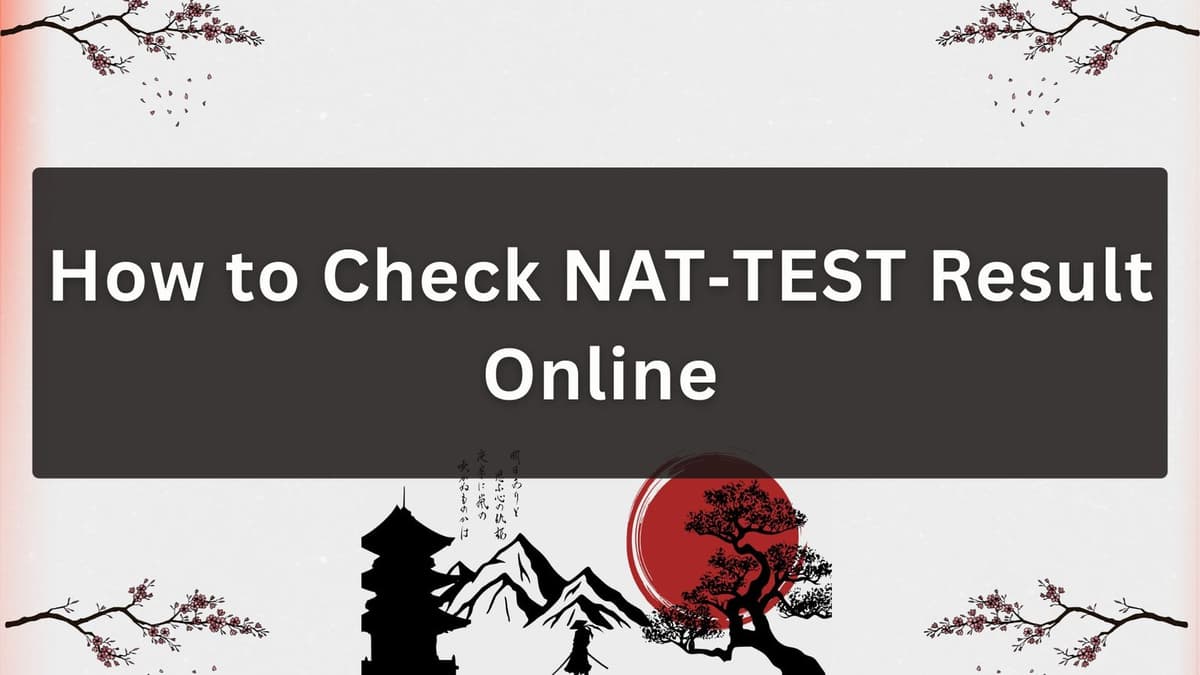 How to Check NAT‑TEST Result Online