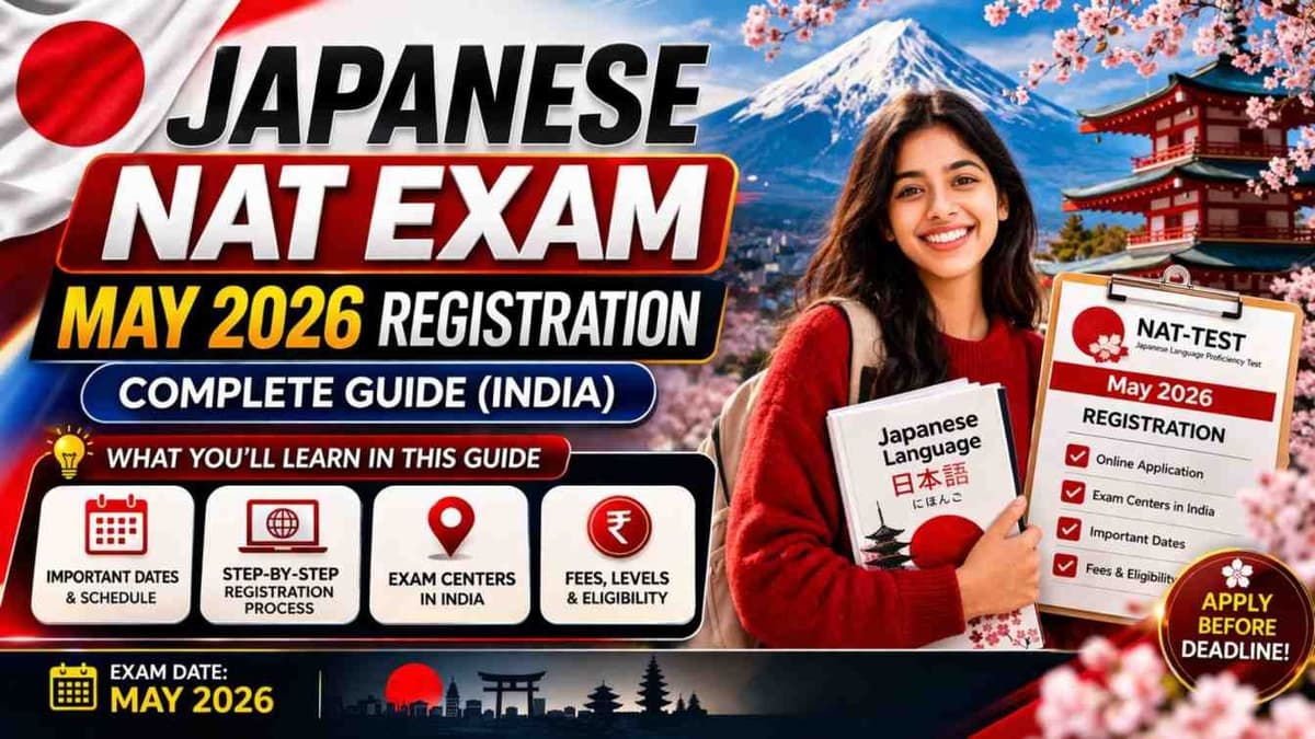Japanese NAT Exam May 2026 Registration – Complete Guide for India