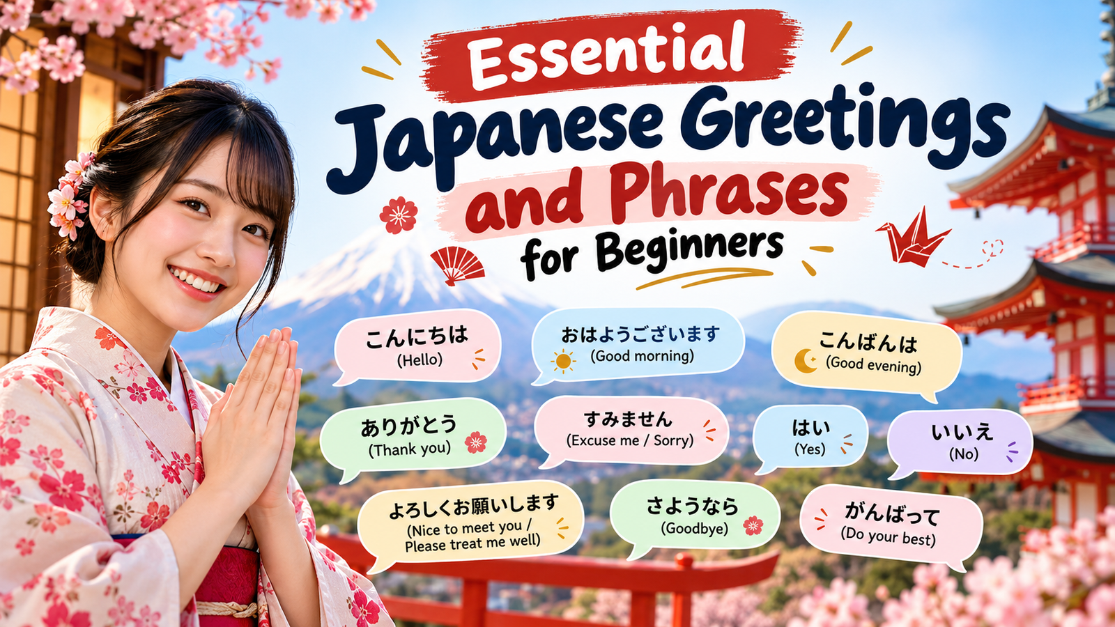 Essential Japanese Greetings and Phrases for Beginners