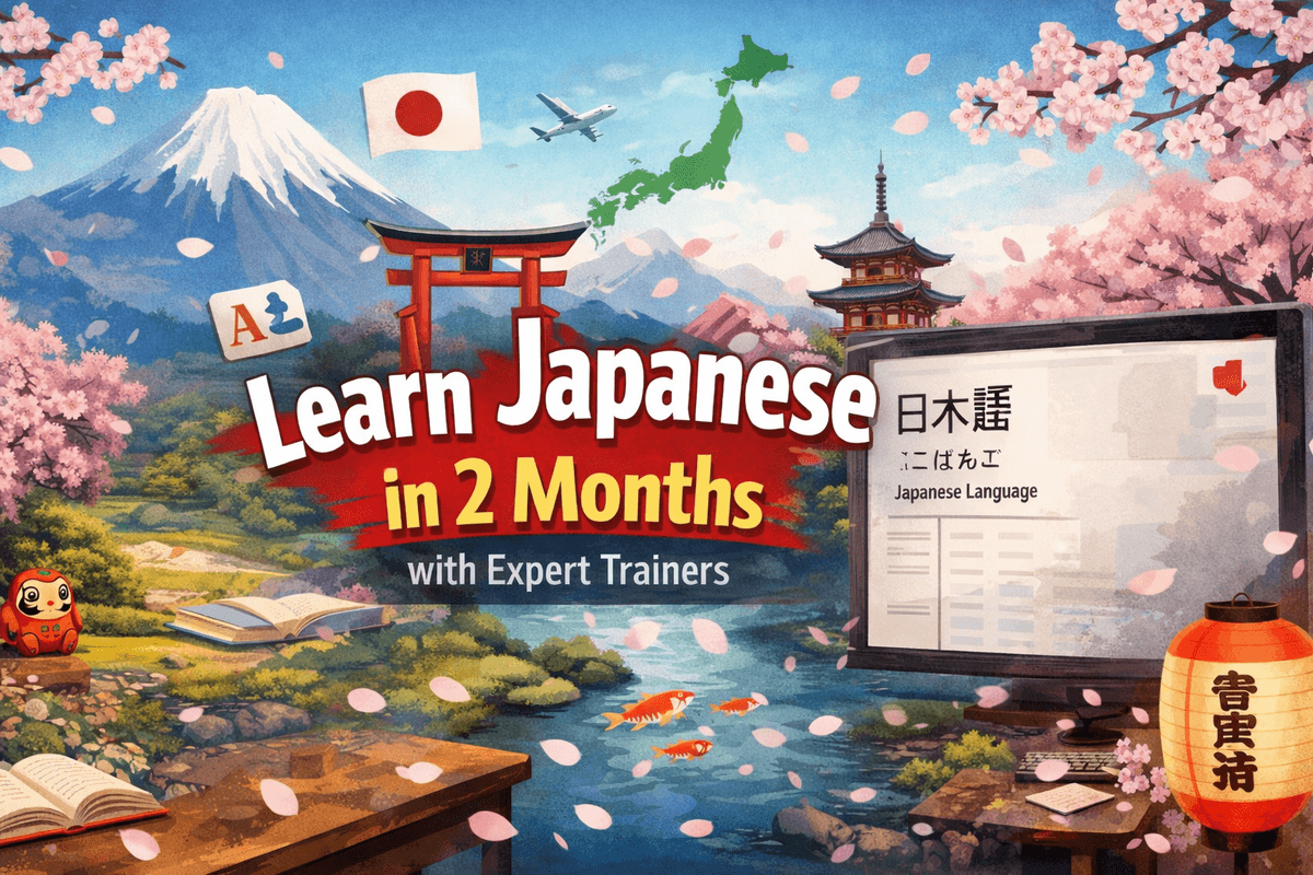 Learn Japanese in 2 Months with Expert Trainers